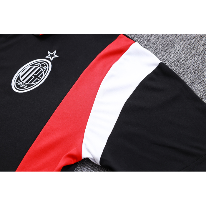Camiseta Polo del AC Milan 2023-2024 Negro - Haga un click en la imagen para cerrar